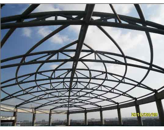 海城中煤朔州宾馆管桁架工程
